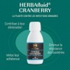 Naturathéra HERBAFLUID®CRANBERRY - Complément Alimentaire Naturel contre les Infections Urinaires - 125 ml - Fabriqué en Fran