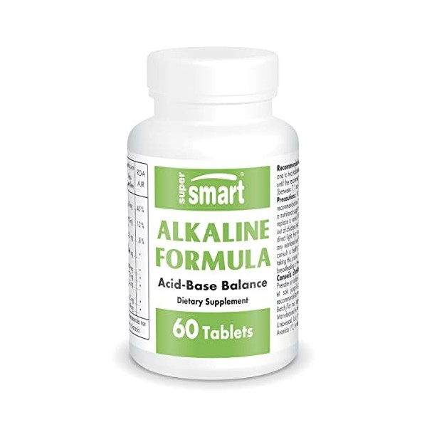 Formule Alcaline - Contribue à lÉquilibre Acido-Basique - Riche en Calcium et Magnésium - Phosphate de Potassium - Extraits 