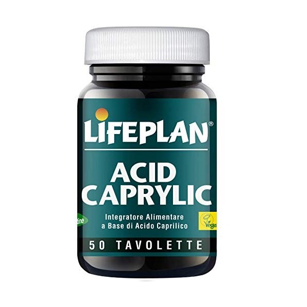 LIFEPLAN Acide caprylique 50 comprimés lot de 1 