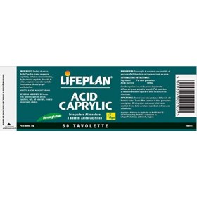 LIFEPLAN Acide caprylique 50 comprimés lot de 1 