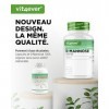 D-Mannose - 180 gélules - 1500 mg par portion journalière - Premium : Issu de la fermentation de légumes - Hautement dosé - N