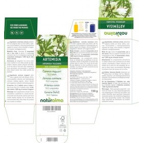 Armoise commune Artemisia vulgaris herbe avec fleurs Naturalma | 150 g | 300 comprimés de 500 mg | Complément alimentaire |