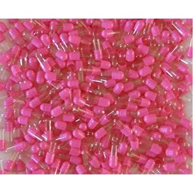 DR T&T 200 capsules de gélatine Rose transparent Taille 5