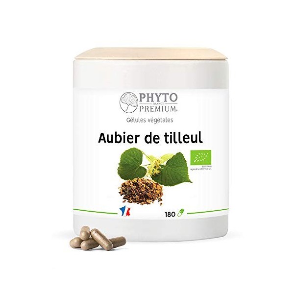 TILLEUL Aubier rouge - Tilia tomentosa – 180 gélules 220 MG - BIO 