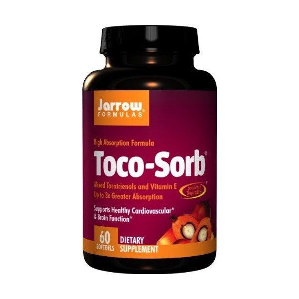 Jarrow Formulas Toco-Sorb - 60 gélules molles