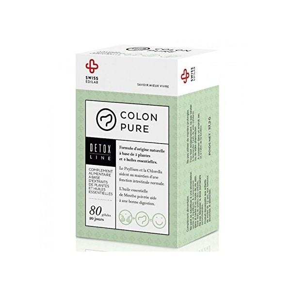 Nutreov Colon Pure Purifiant Intestinal 80 Gélules