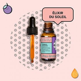 Birdie Nutrition | - [ Sun Drops] - | Complément Alimentaire Liquide | Bronzage & Protection | Goût Orange - 1mois 20 ml