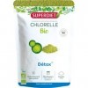 SUPERDIET - CHLORELLE BIO - 100% Plantes - Sachet papier avec zip refermable - Conditionné en France - Poudre 200 g