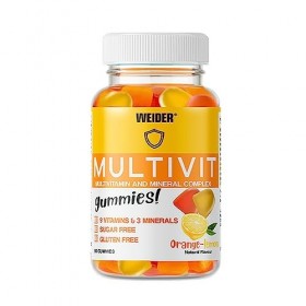 PACK 2 - Gelées Multivitamines, vitamines et minéraux sans gluten sans sucre - WEIDER
