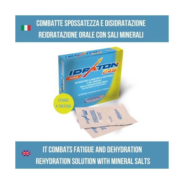 Innovares Complément Alimentaire Hydraton 245 Réhydratant Oral, 10 Sachets