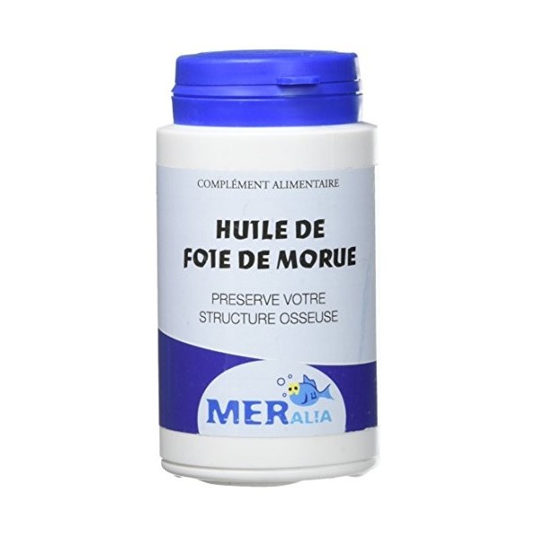 Huile de foie de Morue - 90 capsules - Préserver votre structure osseuse