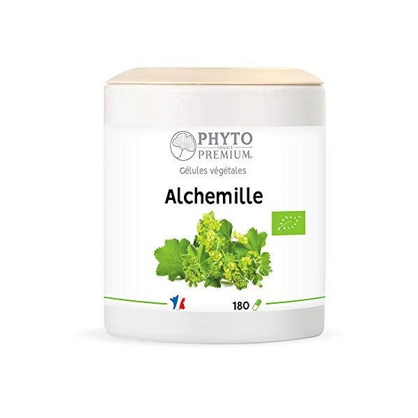 Alchémille part. aér. - Alchemilla vulgaris - 180 gélules 230 MG BIO 