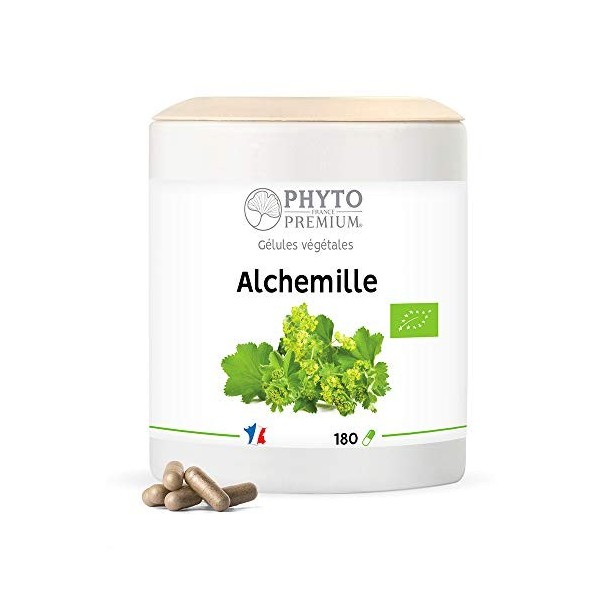 Alchémille part. aér. - Alchemilla vulgaris - 180 gélules 230 MG BIO 