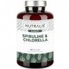 Spiruline & Chlorella 1800mg BIO-disponible - Effet Détox, Énergie, Force et Satiété - Superaliment Riche en Protéines. Vitam