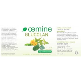 Oemine Glucolan équilibre de la glycémie 60 Gélules