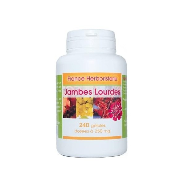 Complexe JAMBES LOURDES 250 mg 240 gélules