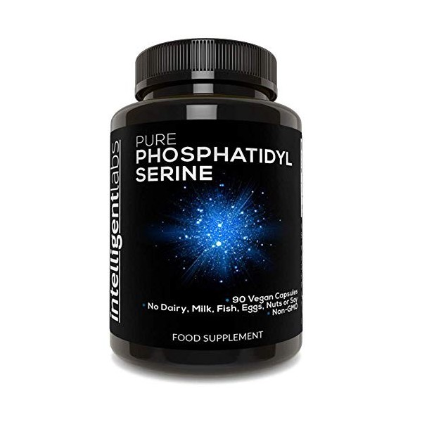 Intelligent Labs Pure Phosphatidylsérine de lécithine de tournesol | 100% sans soja et sans allergènes | 100 mg par portion |