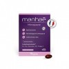 Vitavea Manhaé - Ménopause - Complément alimentaire ménopause sans hormones - Acide folique, Oméga 3, Zinc, Fer - 60 capsules