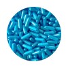 DR T&T Lot de 500 capsules de gélatine Bleu nacré Taille 0
