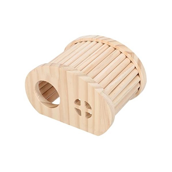 Yardwe Maison De Cachette De Poulet Rutine Jouets Pour Animaux En Bois Ensemble De Jeu DIntérieur Jouets En Bois Jouets De G