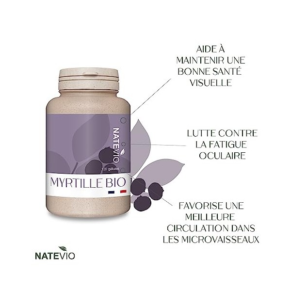 Myrtille Natevio 120 gelules