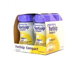 Fortisip Compact 125 ml Unit Banana Set de 4