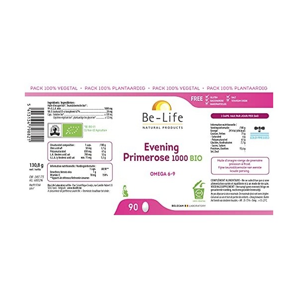 Be-Life - Evening Primerose 1000-90Caps