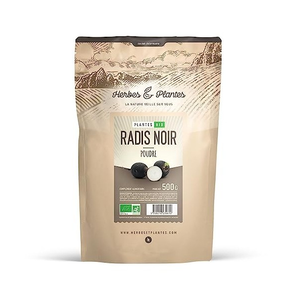 Radis Noir Biologique en poudre - 500 g