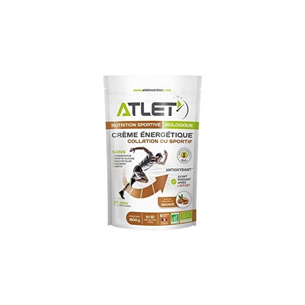 ATLET Crème Energétique Amande 600 g