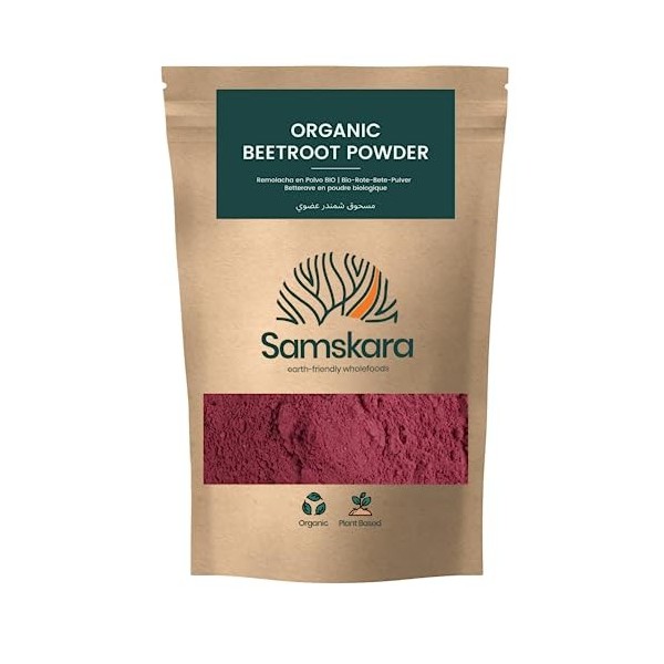 Betterave en poudre | BIO biologique| Beetroot Powder | Organic BIO| Samskara food for thought 1kg 