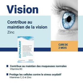 Densmore - Alphalarm - Complément Alimentaire et Maintien dune Vision Normale* - Vitamine C, Omega 3, Zinc*, Vitamine E - 60