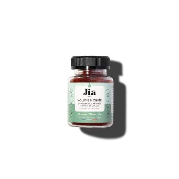 JIA PARIS - Compléments Alimentaires - Pousse des Cheveux - Gummies Volume & Chute : Notre complément alimentaire végan et SA