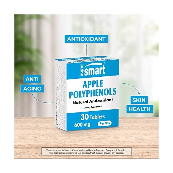 Apple polyphenols 600 mg - Lutte contre le Stress Oxydatif Associé au Vieillissement Cellulaire - Extrait de Pomme Standardis