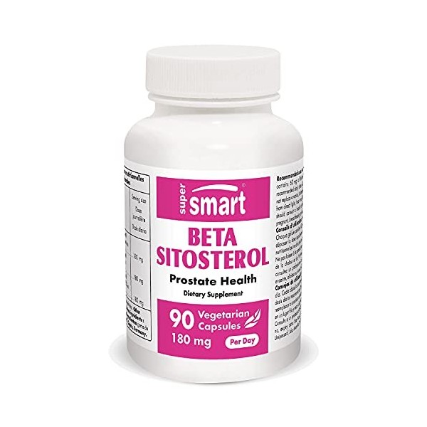 Beta-Sitosterol 60 mg VegaPure ® - Contribue à Diminuer la Fréquence des Besoins Urinaires - Aide à Lutter Contre les Probl