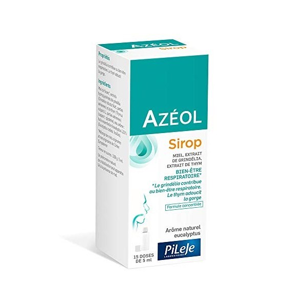 Pileje - Sirop Bien Etre Respiratoire Azeol 75ml Pileje