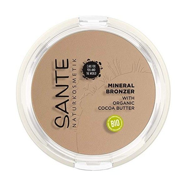 SANTE Naturkosmetik Bronzer, Contouring & Bronzer, Pigments réfléchissants pour un éclat parfait, avec de précieux extraits b