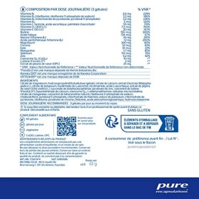 Pure Encapsulations - Multivitamines All-in-one - Formule Riche en 11 Vitamines, Minéraux Magnesium, 4 Oligoéléments & Coenzy