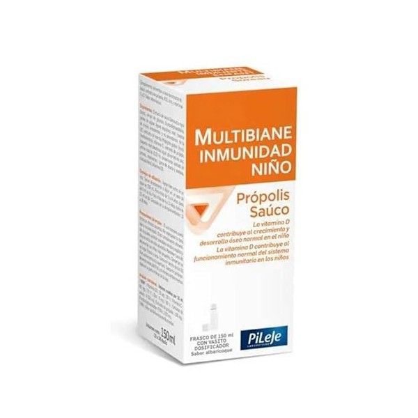 PILEJE MultiBIANE INMUNITÉ Enfants 150 ML, Unique, Standard