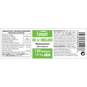 Huile Essentielle dOrigan en Gélules 130mg par Jour - Aide à Soutenir une Bonne Digestion - Santé du Foie - Standardisé à 40