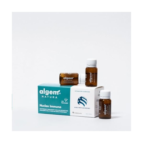 Noyau Immuno dAlgem Nature - Ferments et FOS - 1 PACK OFFRE avec 2 paquets - 20% de réduction