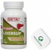 PremiumVital, Deva, Vegan Liver Support Vitamines du Foie , 90 Comprimés végétaliens, avec Pilulier Pratique, Sans Soja, San