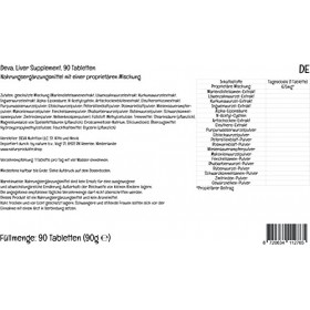 PremiumVital, Deva, Vegan Liver Support Vitamines du Foie , 90 Comprimés végétaliens, avec Pilulier Pratique, Sans Soja, San