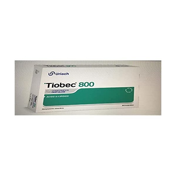 Uriach Medical Tiobec 800, blanc, 20 comprimés, 250 grammes