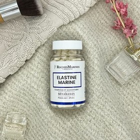 Roches Marines - Complément alimentaire Élastine marine - Souplesse de la peau - Élasticité de la peau - 60 gélules - Dévelop