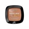 LOréal Paris Bronzant durable et couvrant pour bronzage naturel et mat, Infaillible 24h Fresh Wear Soft Mat Bronzer, couleur