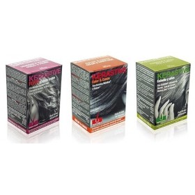 KERASTIVE - Couleur et brillance - Répond aux besoins de santé et de croissance des cheveux - 60 capsules - 30G