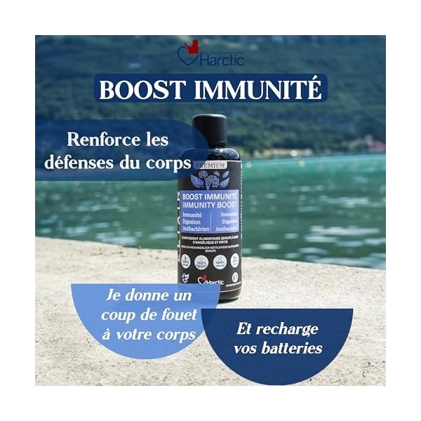 Harctic - Elixir Boost Immunité - Complément Alimentaire - Renforce limmunité, Stimule la Digestion, Idéal pour toute la fam
