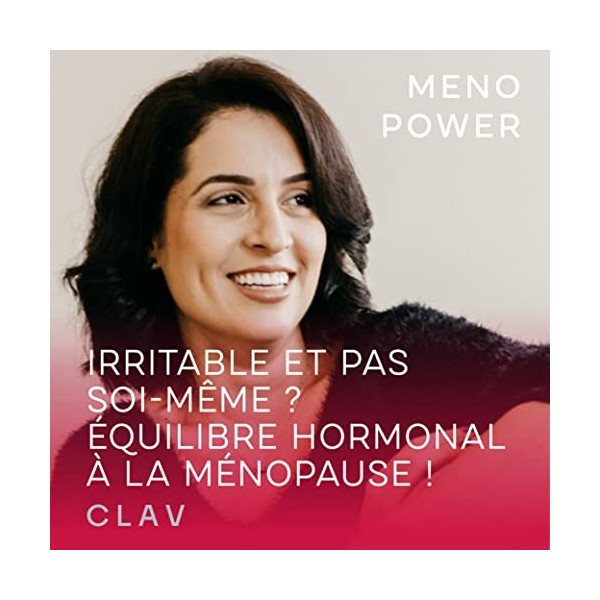 Complex Menopause - Équilibre Hormonal Femme avec Igname Sauvage, Trefle rouge, Rhubarbe Sibirian, Valeriane, Hibiscus - 120 