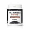 Huile de nigelle dÉgypte - 120 capsules | Certifiée pure et naturelle | Pressée à froid | Santé/immunité | Fabriquée en Fran