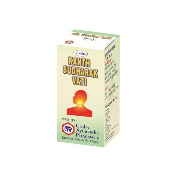 Rough Unjhas Kanth Sudharak Vati 20 G lot de 2 